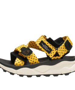 NAZCA 2 MAN - Active sandal with polka dots - YELLOW-BLACK