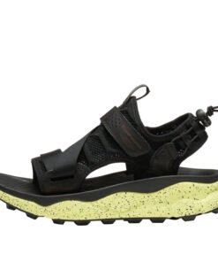 NAZCA MAN - Sporty sandal - BLACK FLUO OUTSOLE