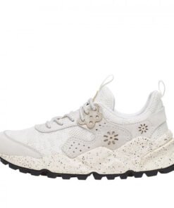 KOTETSU MAN - Stretch nylon sneakers - White
