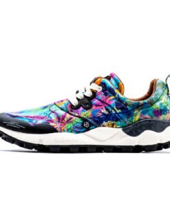 PAMPAS MAN - Print fabric sneakers - PINK MULTI